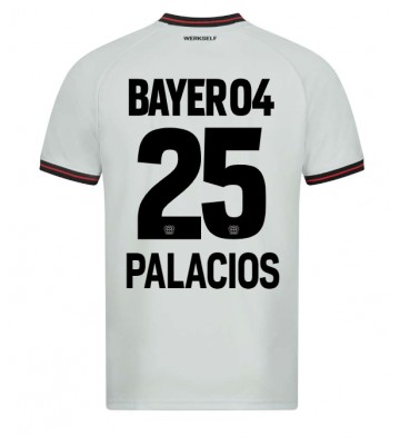 Bayer Leverkusen Exequiel Palacios #25 Segunda Equipación 2023-24 Manga Corta